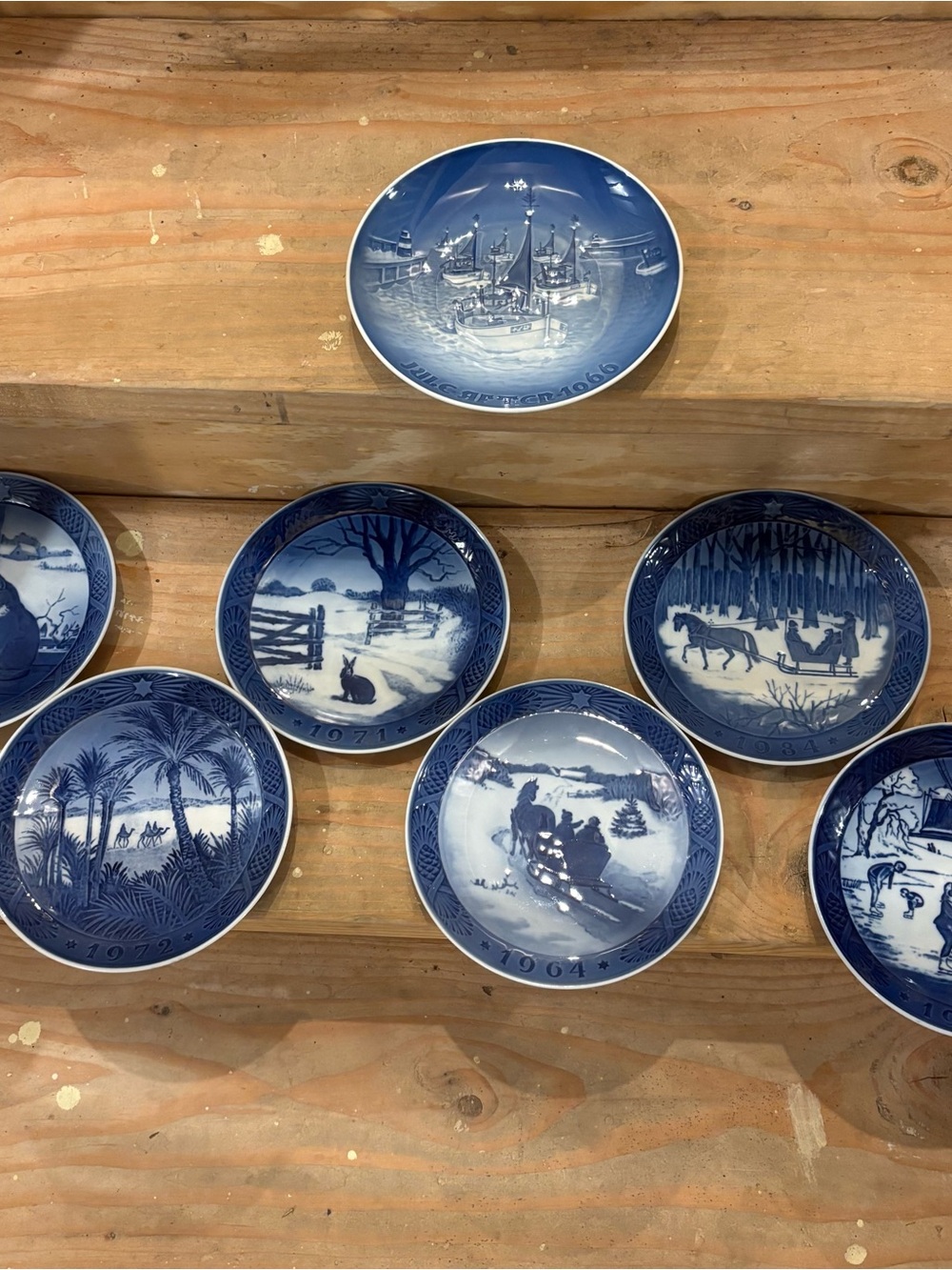 Vintage Royal Copenhagen Commemorative plates by Kai Lange